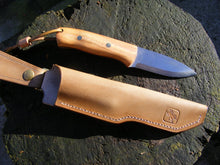 Ashdown Forest Crafts Wanderer knife with damson handle
