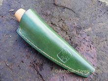 Pinch-type sheath for the Mora Whittler, made from top quality veg-tanned leather