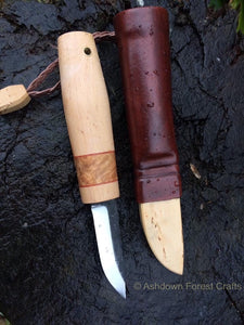 SOLD Puukko in a traditional sheath