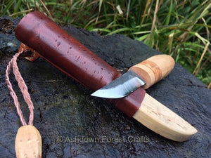 SOLD Puukko in a traditional sheath