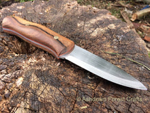 Wanderer bushcraft knife from Ashdown Forest Crafts